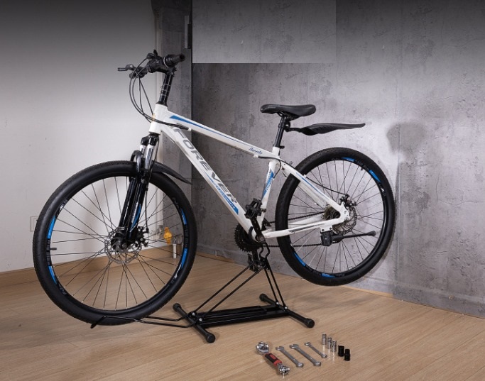 מעמד אופניים מכביש ועד חשמלי שטח לתצוגה וטיפולים